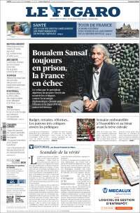 Portada de Le Figaro (Francia)