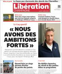 Portada de Libération Champagne (Francia)