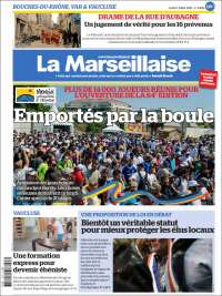 Portada de La Marseillaise (Francia)