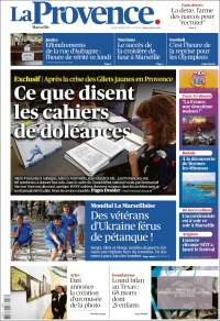 Portada de La Provence (Francia)