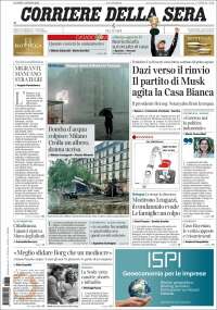 Portada de Corriere della Sera (Italy)