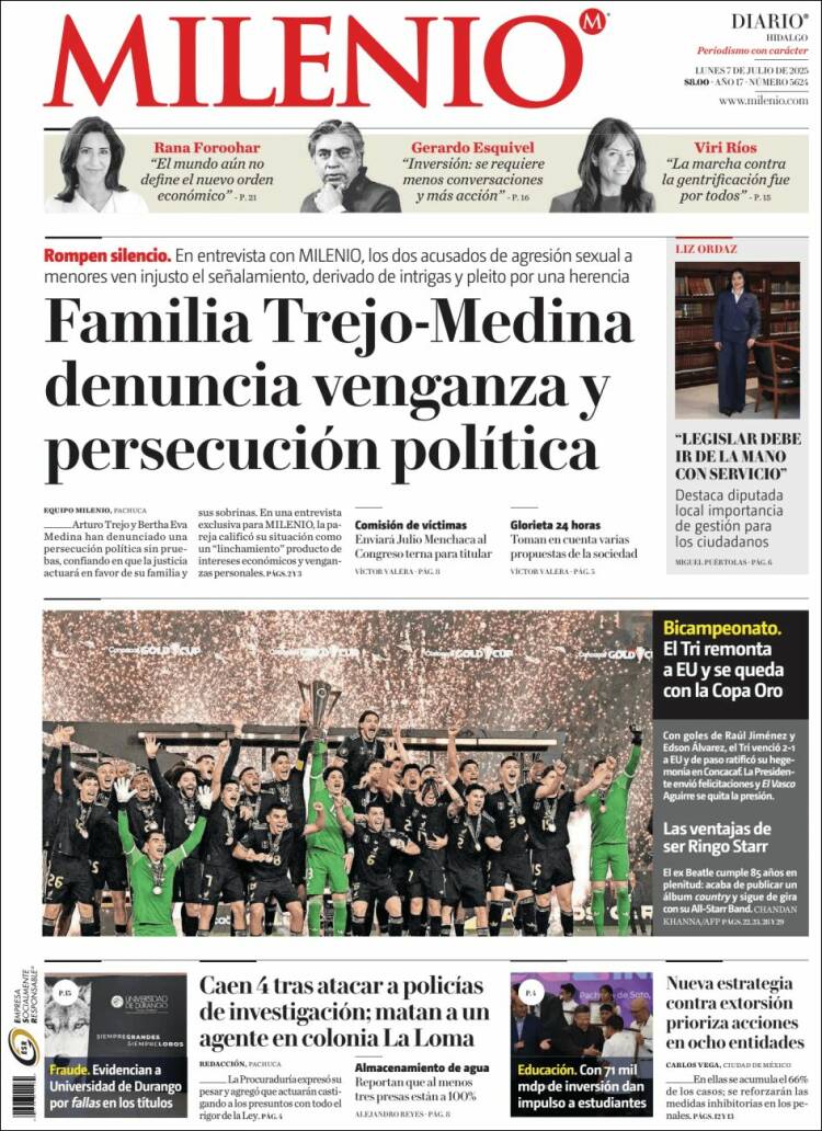 Portada de Milenio de Hidalgo (México)