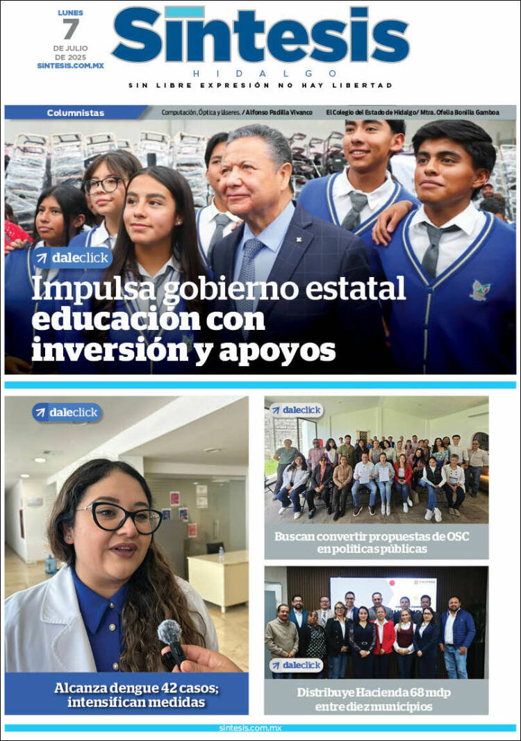 Portada de Sistesis - Hidalgo (México)