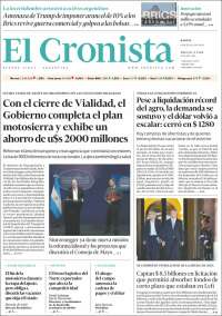 Portada de El Cronista Comercial (Argentine)