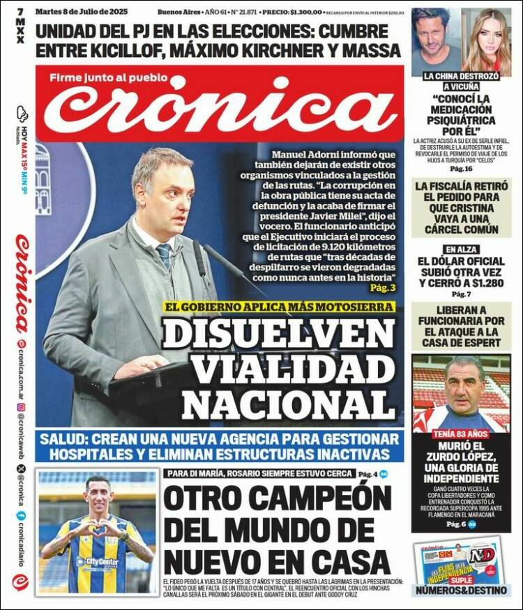 Portada de La Voz del Chaco (Argentina)