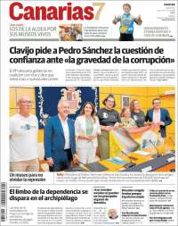 Portada de Canarias 7 (España)