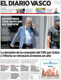 Portada de Diario Vasco (España)