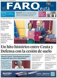 Portada de El Faro de Ceuta (España)