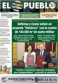 Portada de El Pueblo de Ceuta (España)