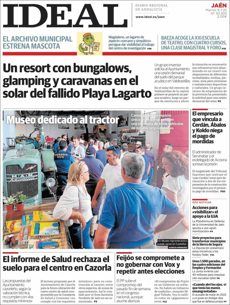 Portada de El Ideal de Jaén (España)