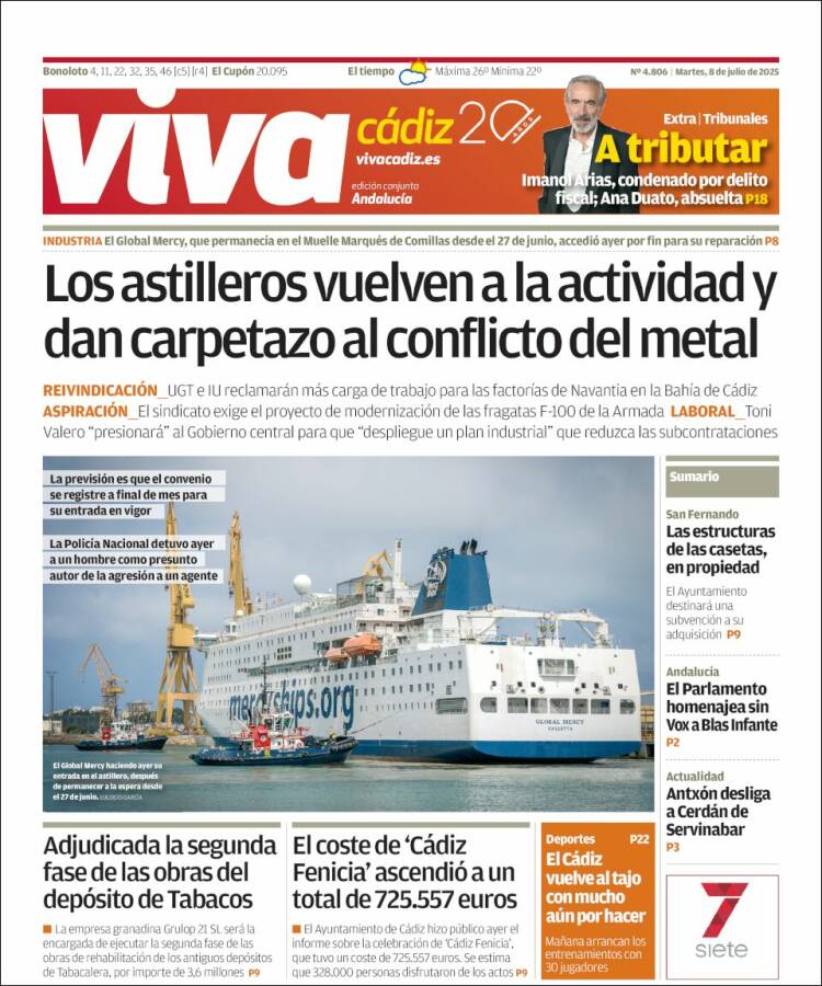 Portada de Información - Cadiz (España)