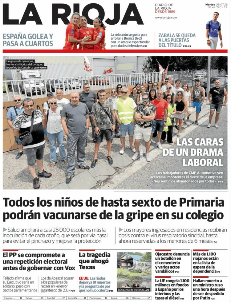 Portada de La Rioja (España)