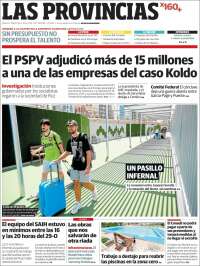 Portada de Las Provincias (España)
