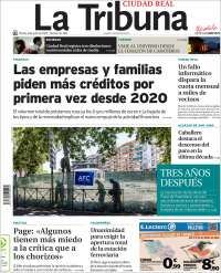Portada de La Tribuna de Ciudad Real (España)