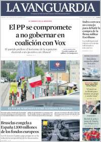 Portada de La Vanguardia (Spain)