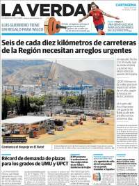 Portada de La Verdad de Cartagena (Spain)