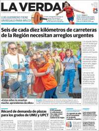 Portada de La Verdad de Murcia (Spain)