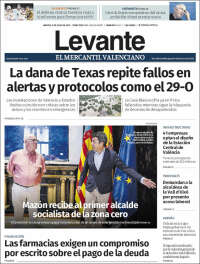 Portada de Levante (España)