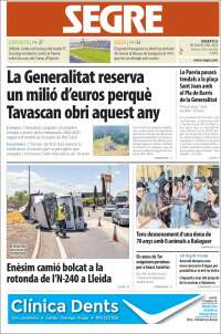 Portada de Segre (Spain)