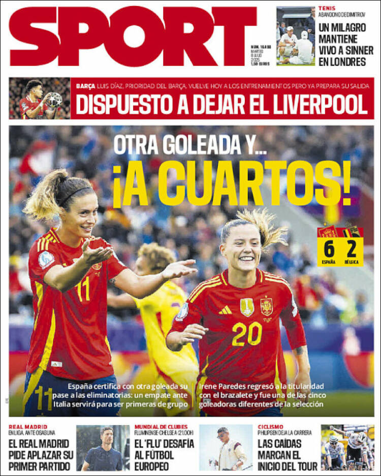 Portada de Sport (España)