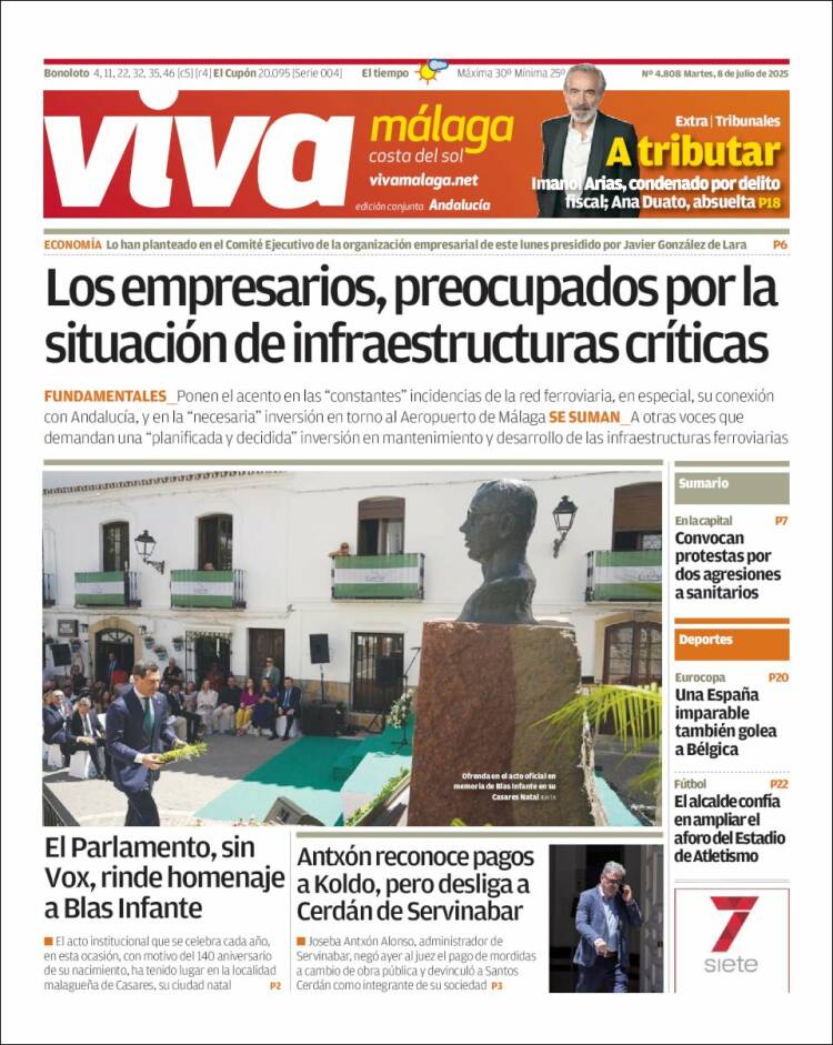Portada de Viva Málaga (España)