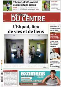 Portada de Le Journal du Centre (France)