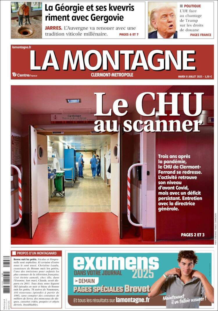 Portada de La Montagne (Francia)