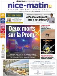 Portada de Nice-Matin (France)
