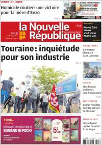 Portada de La Nouvelle Republique (France)