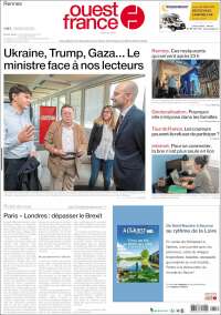 Portada de Ouest France (France)