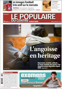 Portada de Le Populaire du Centre (Francia)