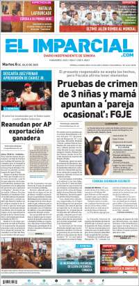 Portada de El Imparcial (México)