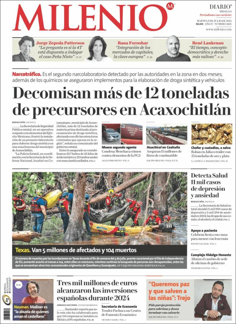 Portada de Milenio de Hidalgo (México)