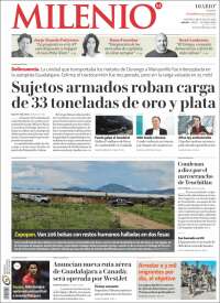 Portada de Milenio - Jalisco (Mexico)