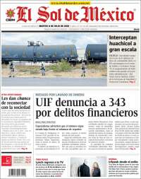 Portada de El Sol de México (Mexico)