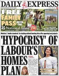 Portada de Daily Express (United Kingdom)