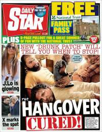 Portada de Daily Star (United Kingdom)