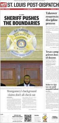 Portada de St. Louis Post-Dispatch (USA)
