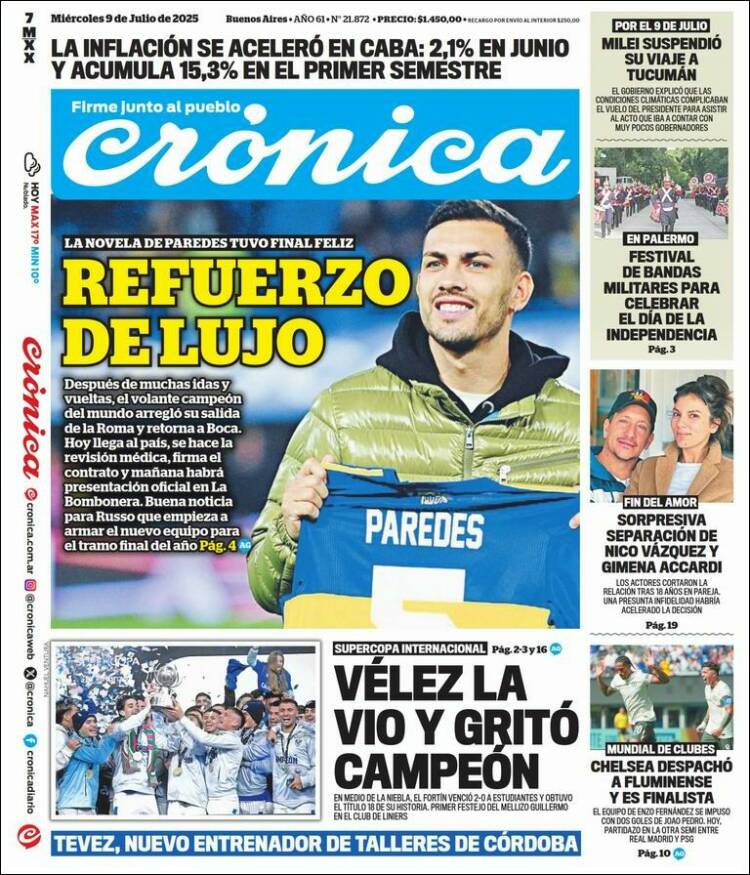 Portada de La Voz del Chaco (Argentina)