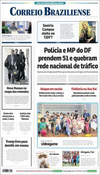 Portada de Correio Braziliense (Brésil)