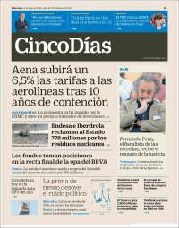 Portada de Cinco Días (Spain)