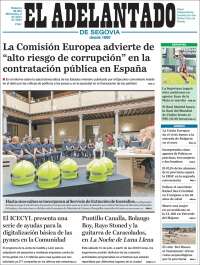 Portada de El Adelantado de Segovia (España)