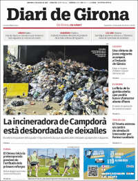 Portada de Diari de Girona (España)