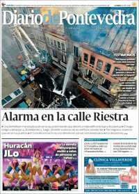 Portada de Diario de Pontevedra (Spain)
