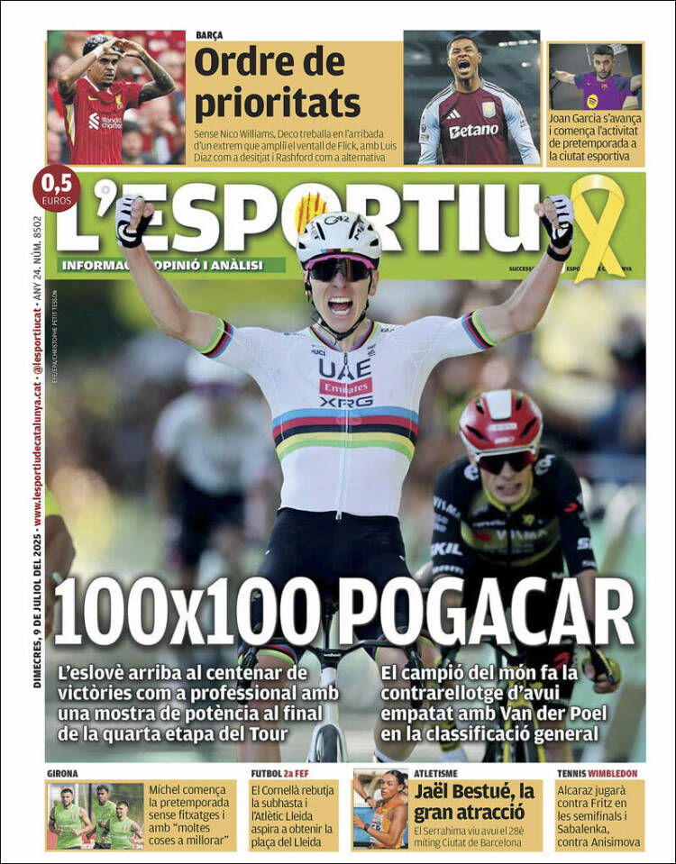 Portada de L'Esportiu (España)