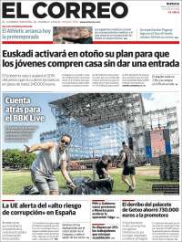 Portada de El Correo (Spain)