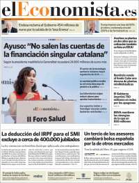 Portada de El Economista (Spain)