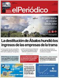 Portada de El Periódico (Espagne)