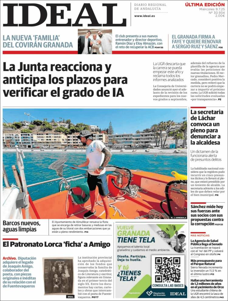 Portada de Ideal (España)