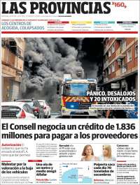 Portada de Las Provincias (Spain)